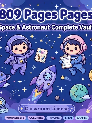 Space & Astronaut - Complete Vault - 958 Pages - Classroom License
