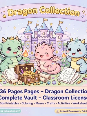 Dragon Collection - Complete Vault - 236 Pages - Classroom License