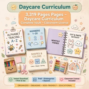 Daycare Curriculum Complete Vault 3319 Pages Hero
